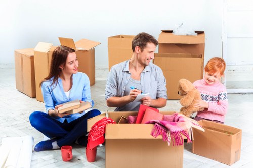 Local removals team helping with a business move in Bexley