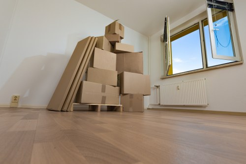 Local transfer station handling recyclable materials from removals