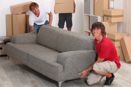 Local Bexley removals crew handling household items with care