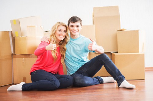 Bexley removals van helping with a residential relocation