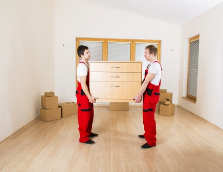 Bexley Removals staff working carefully during a relocation